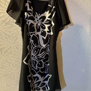 MILANO black beautiful women dress size 12